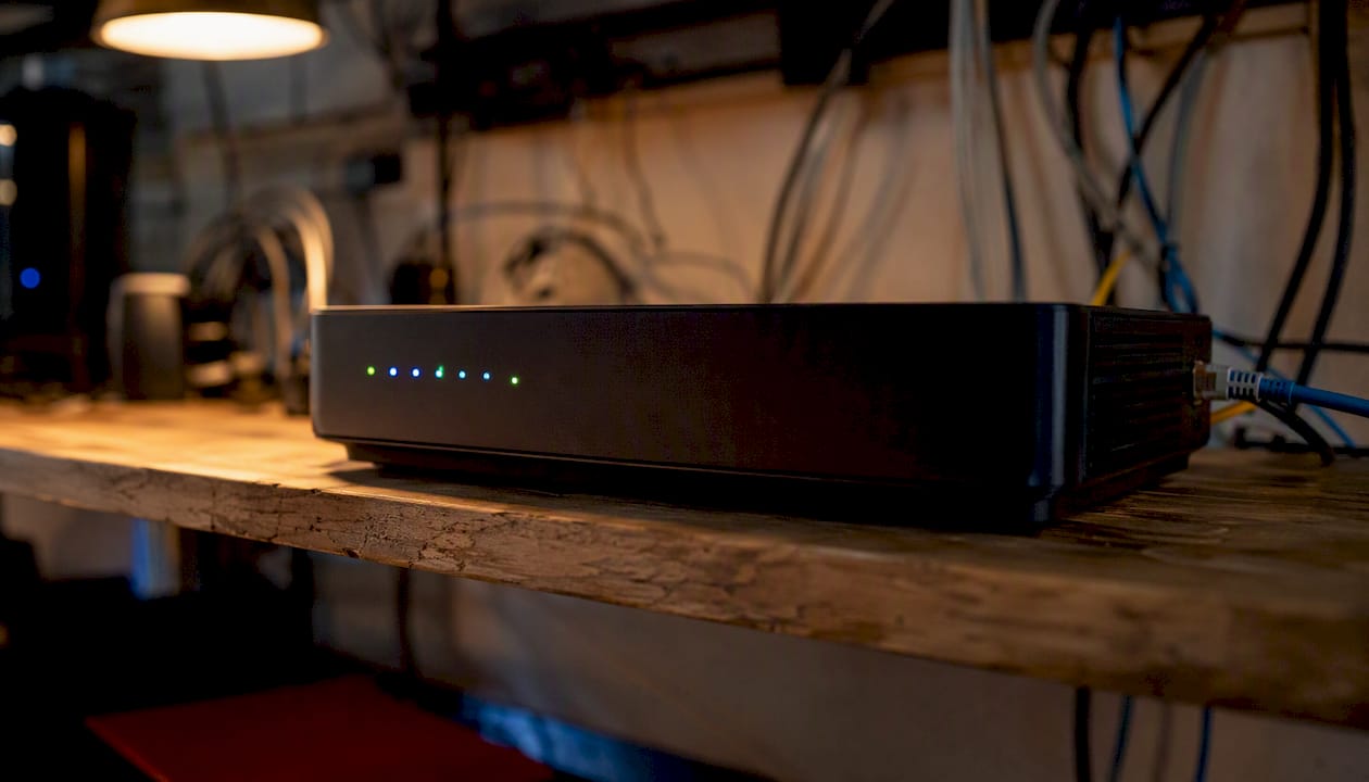 SD-WAN for small business: is it worth it in 2026? 3 Broadband and LTE router with active lights